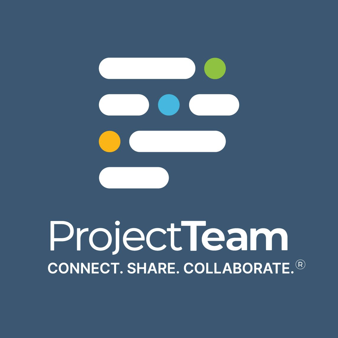 ProjectTeam Stacked Logo With Slogan